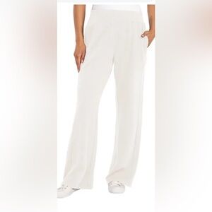 Spyder Women's Ribbed Wide Leg Cream Pants